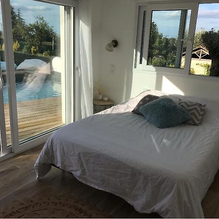 Chambre Independante Dans Pool House Le Mas-dʼAgenais Eksteriør bilde